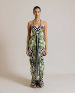 Luna Kaftan (Palm Print)