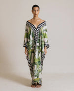 Luna Kaftan (Palm Print)