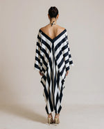 Luna Kaftan (Black Stripe)