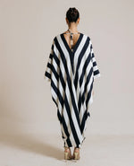 Luna Kaftan (Black Stripe)