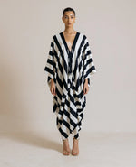 Luna Kaftan (Black Stripe)