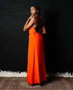 Silk Halter Neck Dress