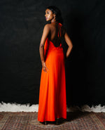 Silk Halter Neck Dress