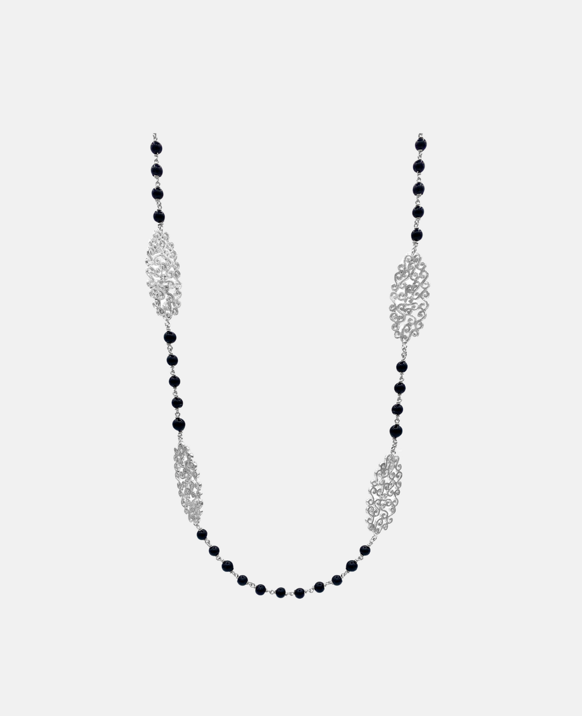 Onyx Foliage Necklace