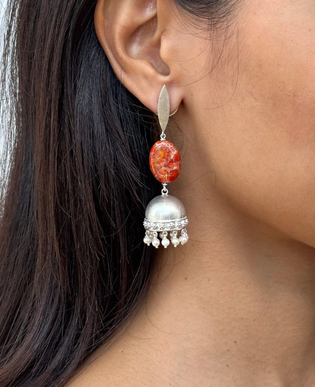 Saffron Cascade Earrings