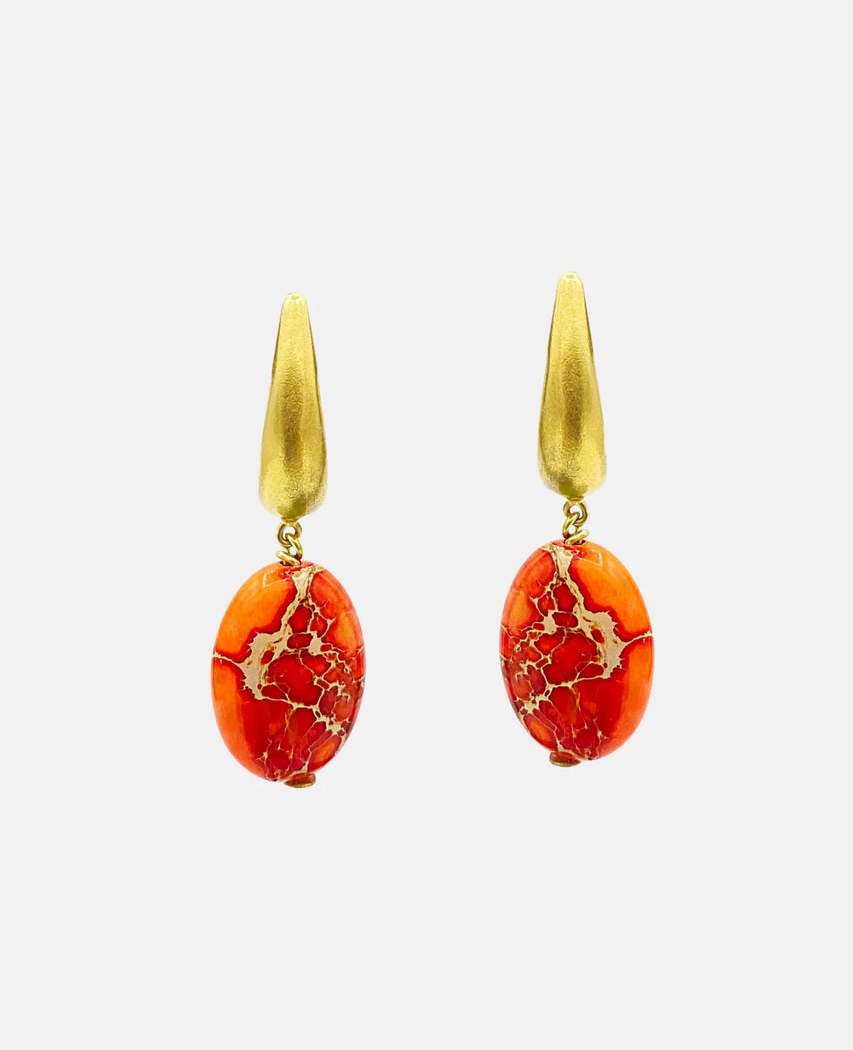 Crimson Drops Earrings