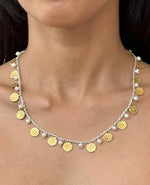 Golden Pearl Dance Necklace