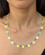 Golden Turquoise Harmony Necklace