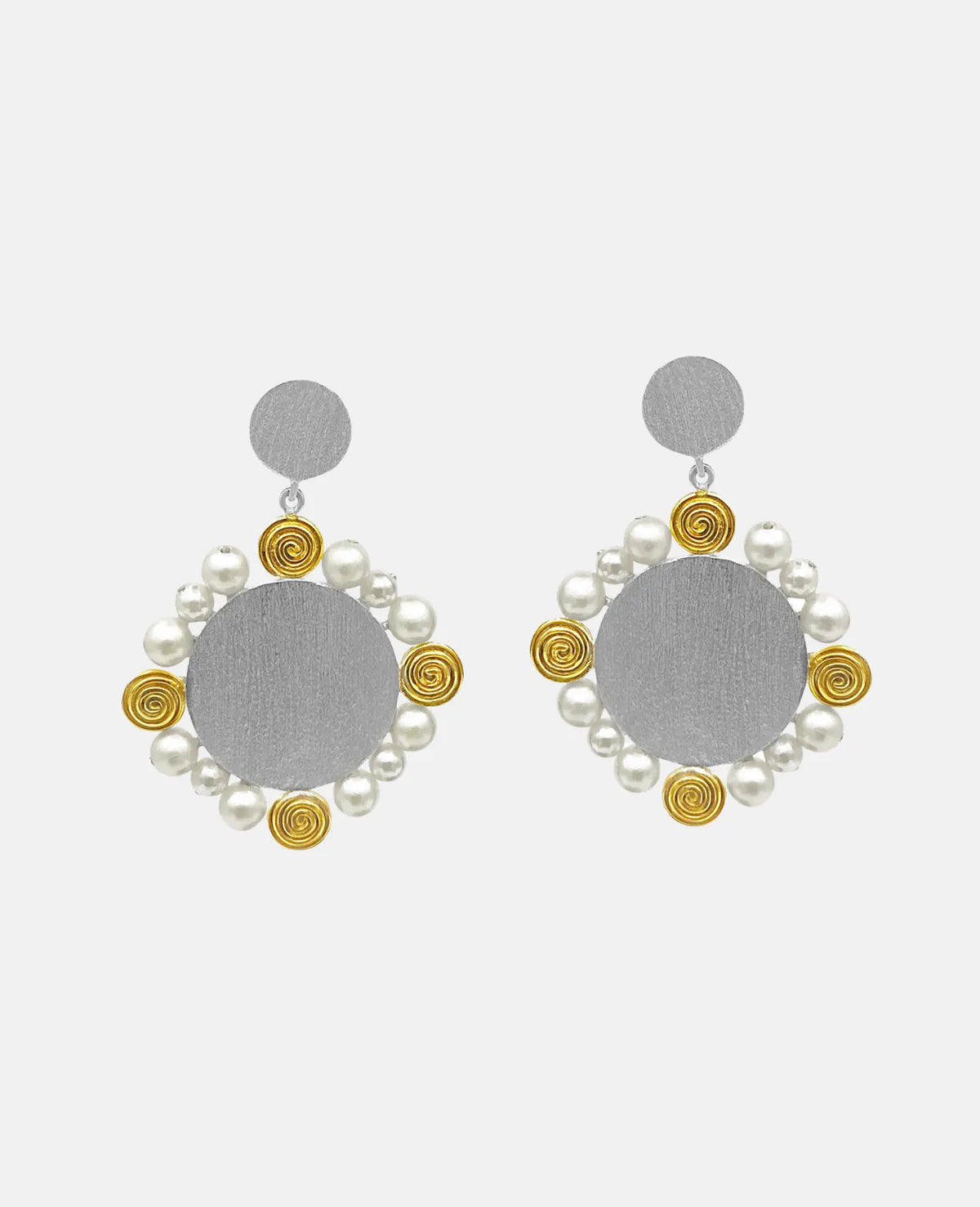 Royal Pearl Embrace Earrings