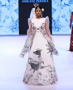 Devi Printed Skirt With Bukrum