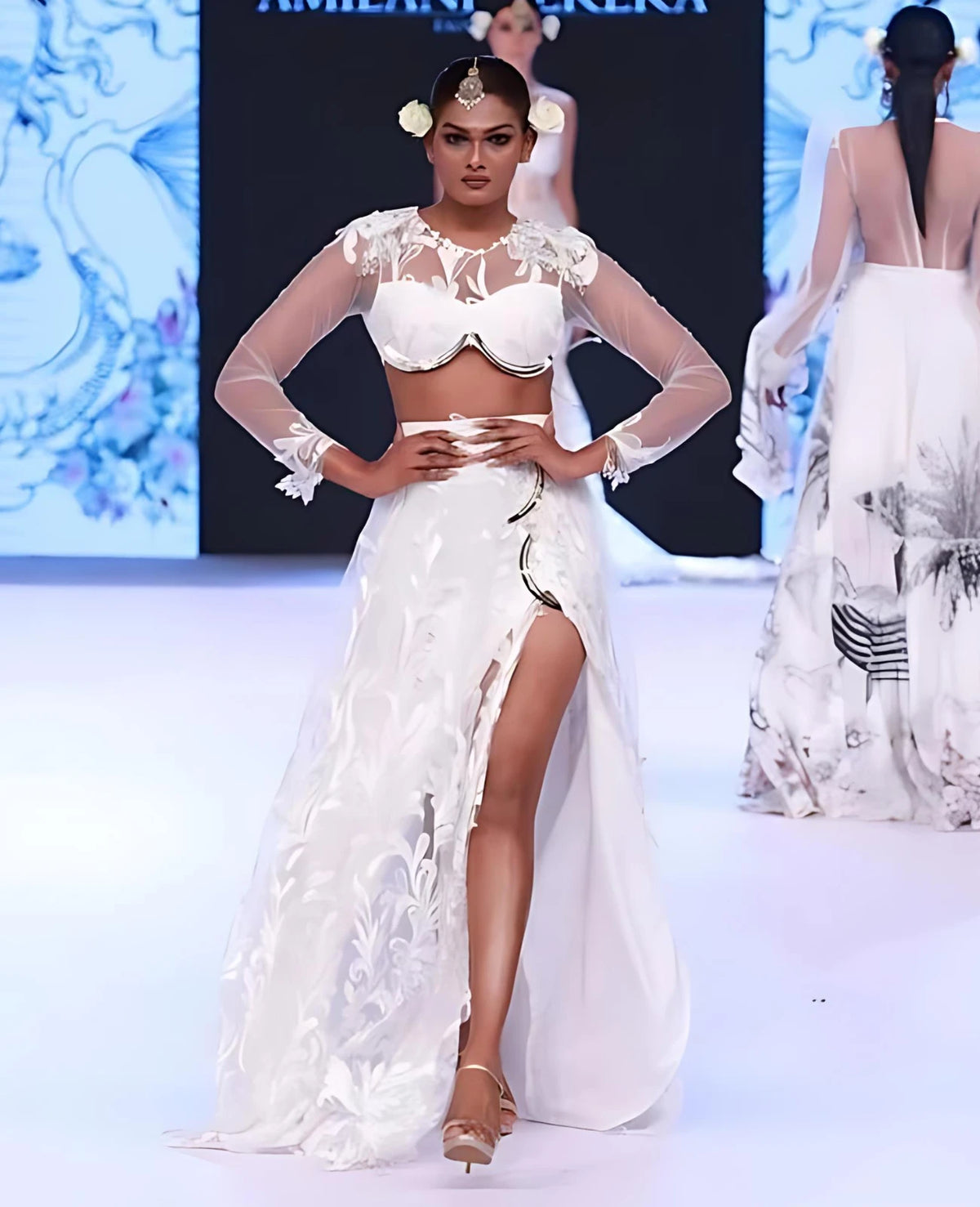 Lace Skirt With Slit