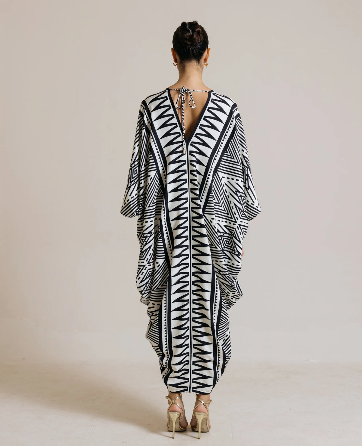 Radha High-Low Kaftan (Aztec)