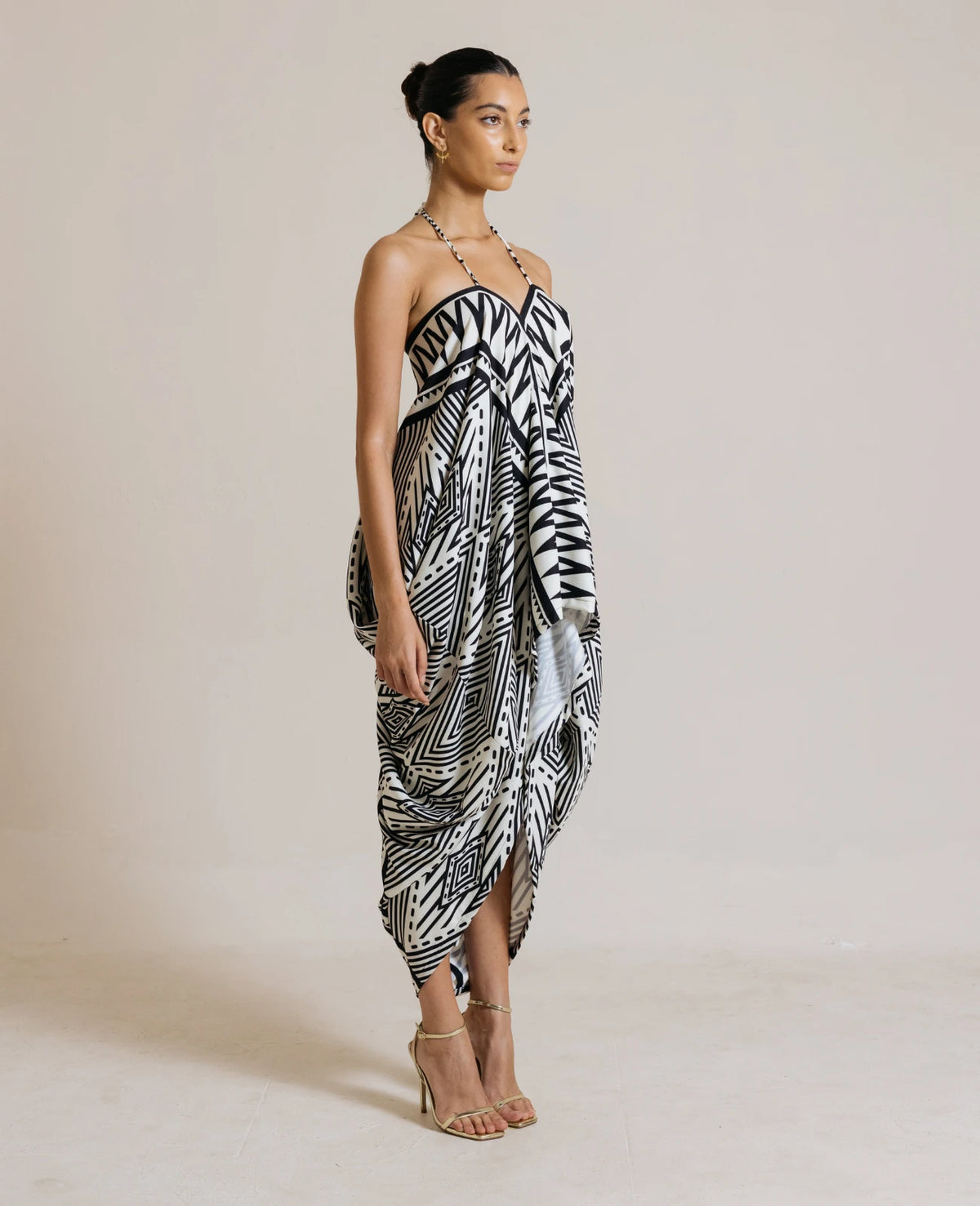 Radha High-Low Kaftan (Aztec)