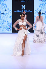 Lace Crop Top With Tussle