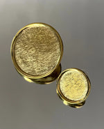 Asymmetric Round Earrings Ripple