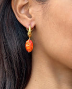 Crimson Drops Earrings
