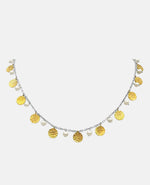 Golden Pearl Dance Necklace