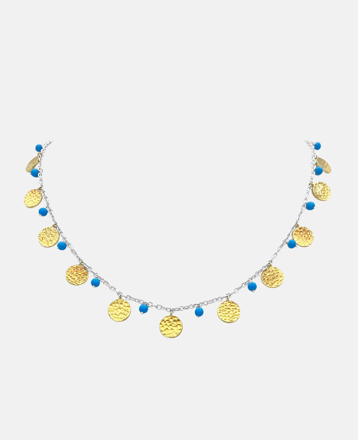 Golden Turquoise Harmony Necklace