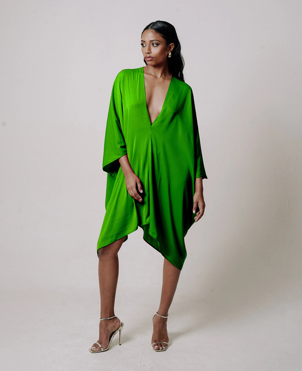 Luna Mini Kaftan - Green