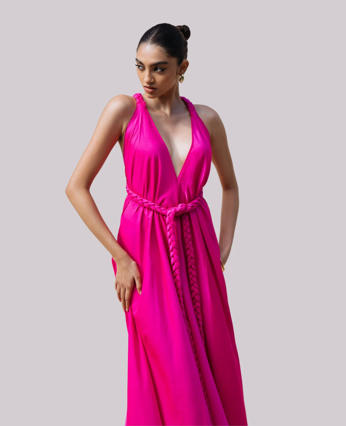 Meraki Dress - Fuscia