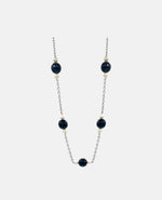 Obsidian Pearl Elegance Necklace