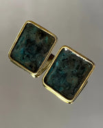 Square Earrings Ocean
