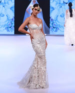 White Lace Mermaid Skirt