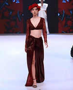 Red Pick a Boo Skirt